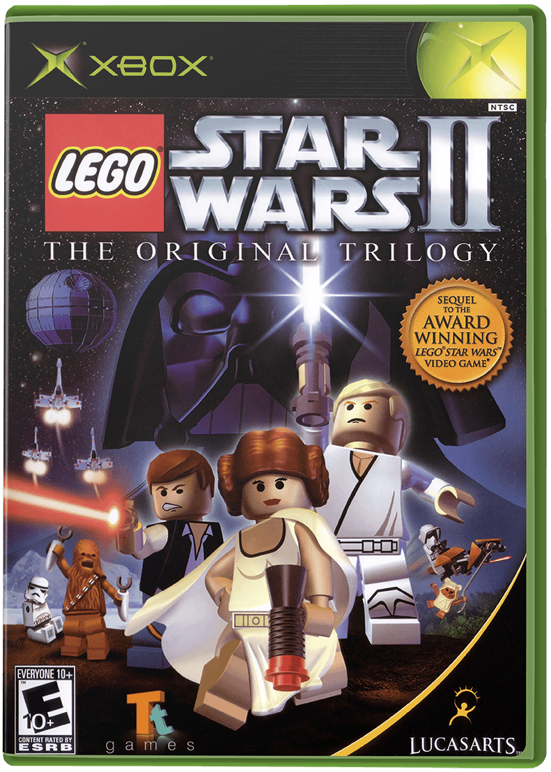 LEGO Star Wars II Original Trilogy box art for Xbox